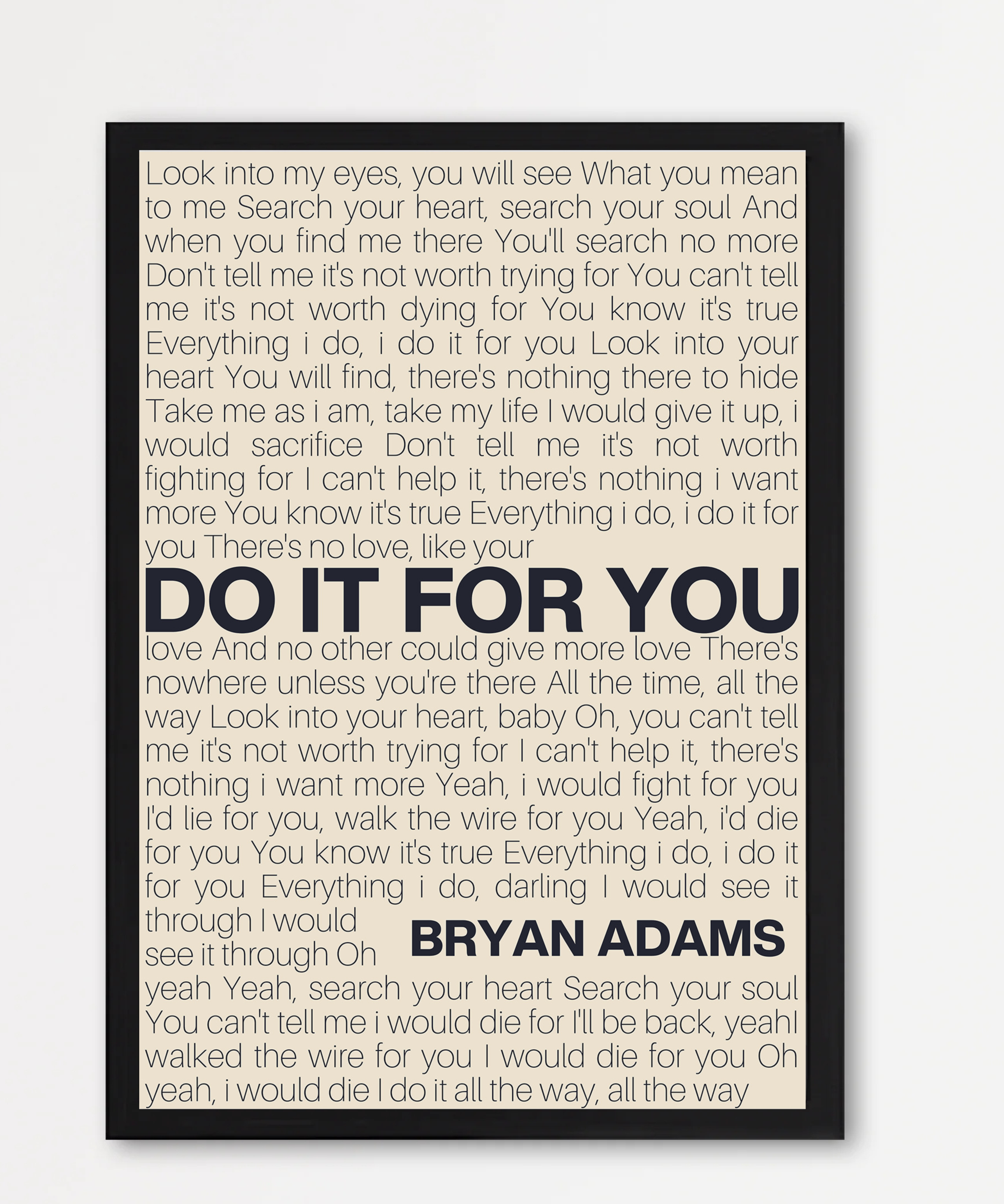 Songtext Poster 9