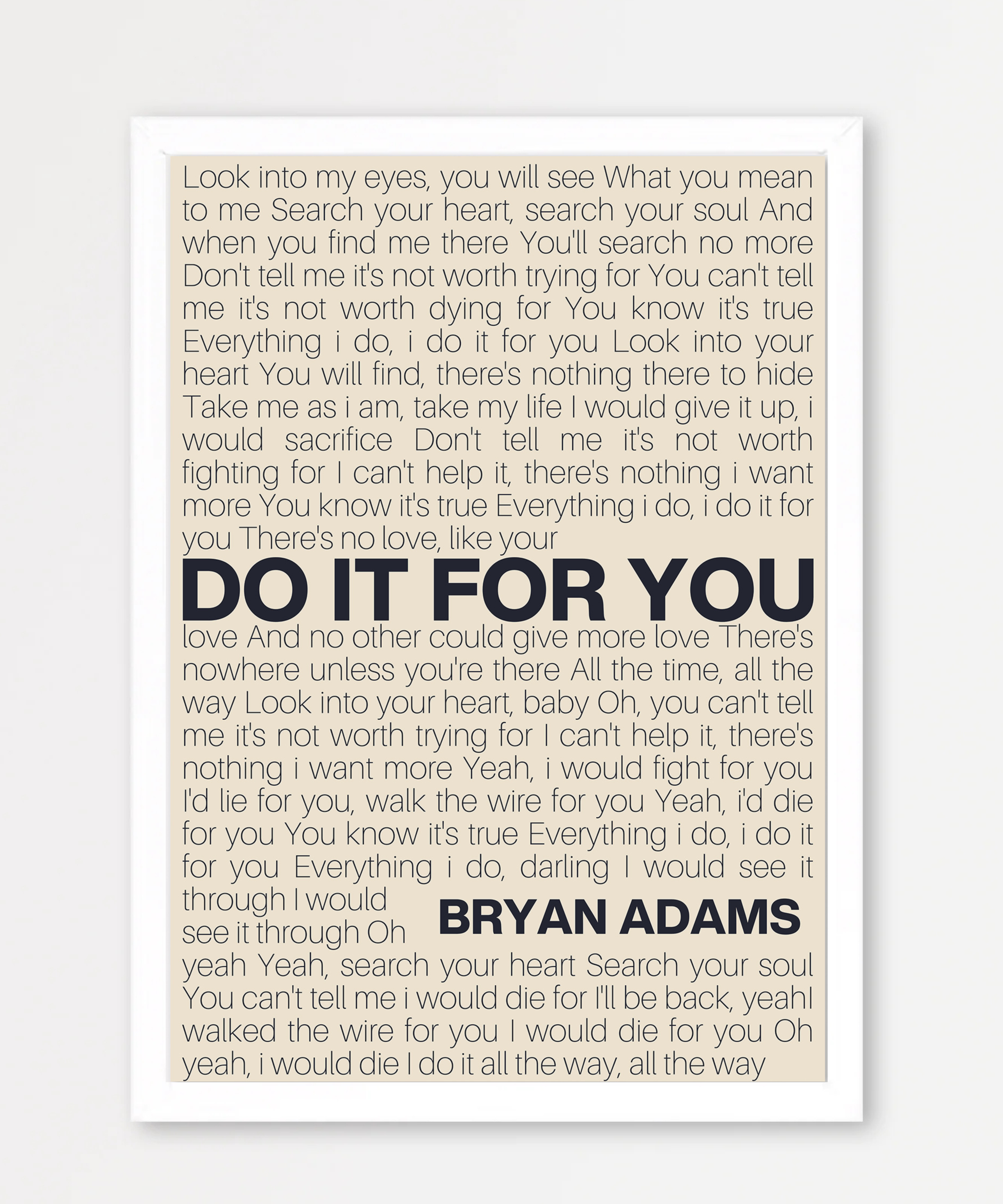 Songtext Poster 9