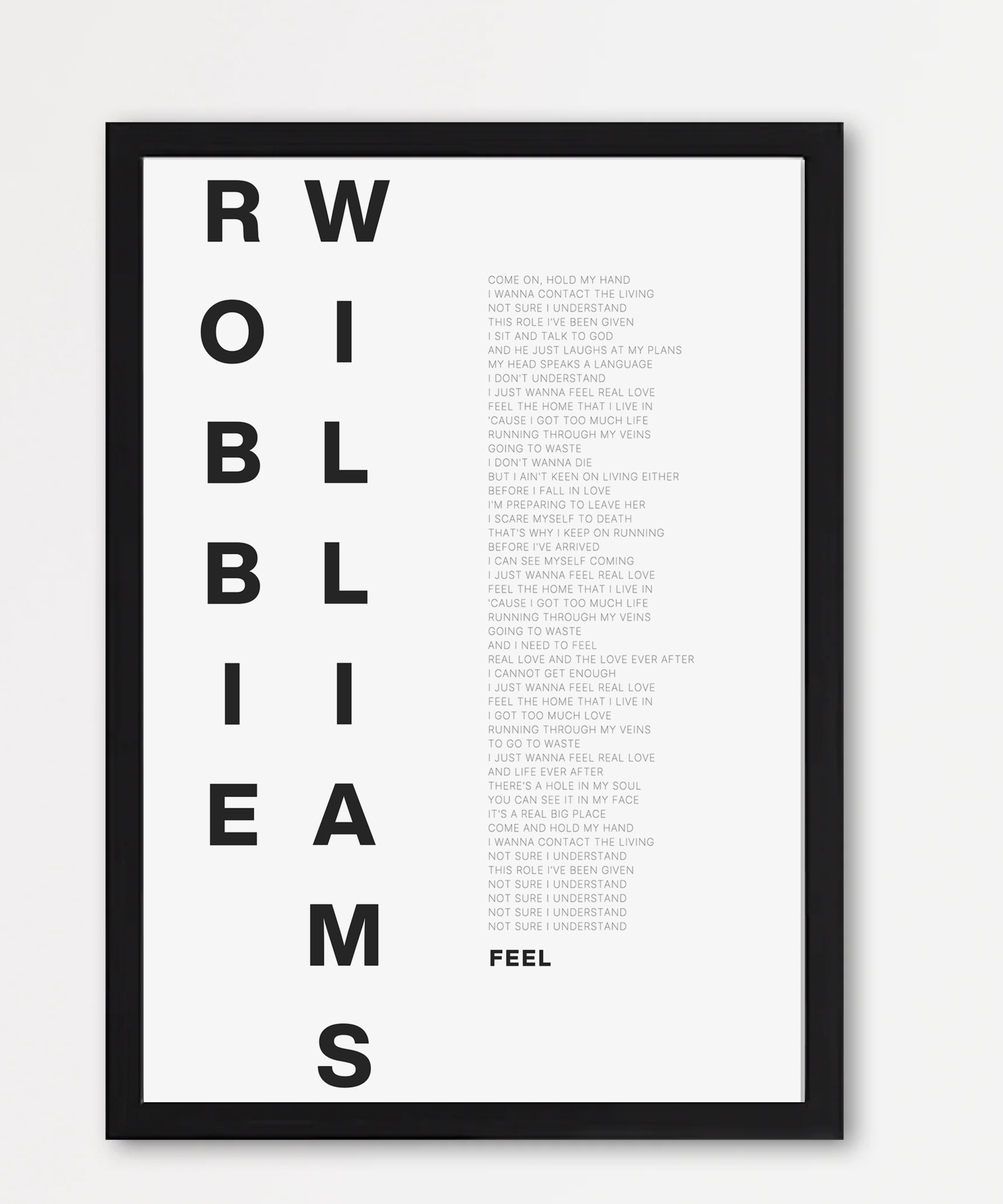 Songtext Poster 2