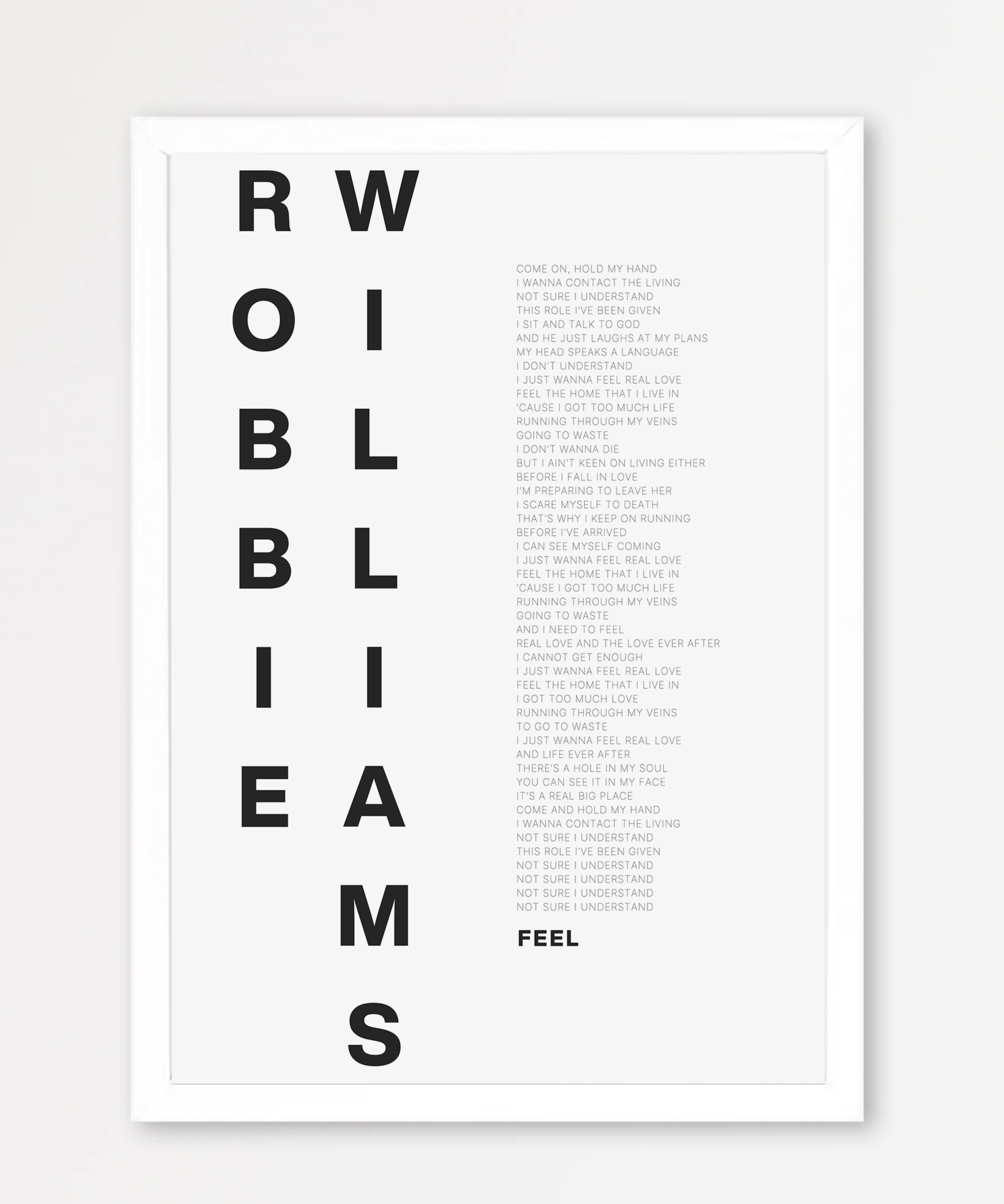 Songtext Poster 2