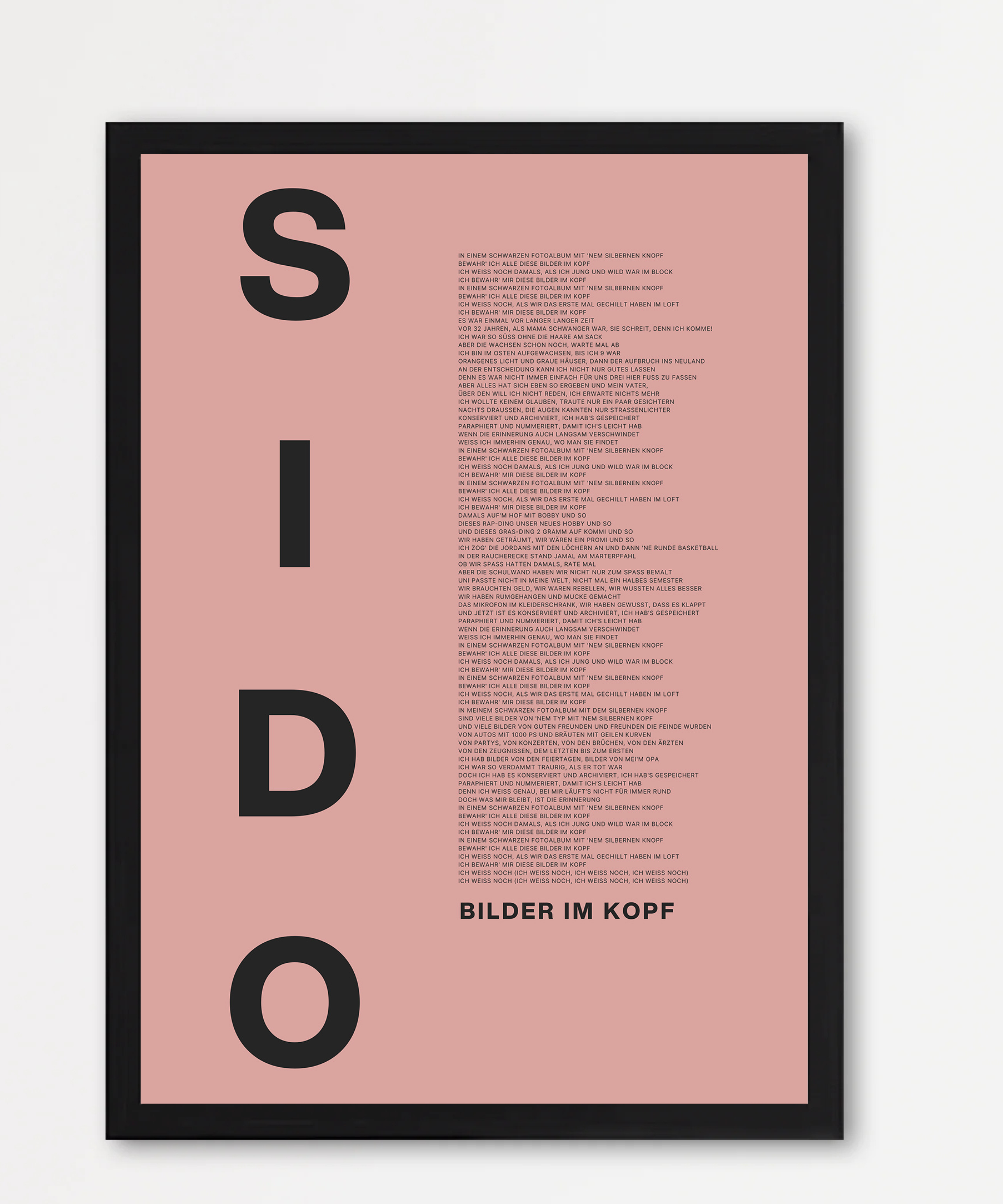 Songtext Poster 2