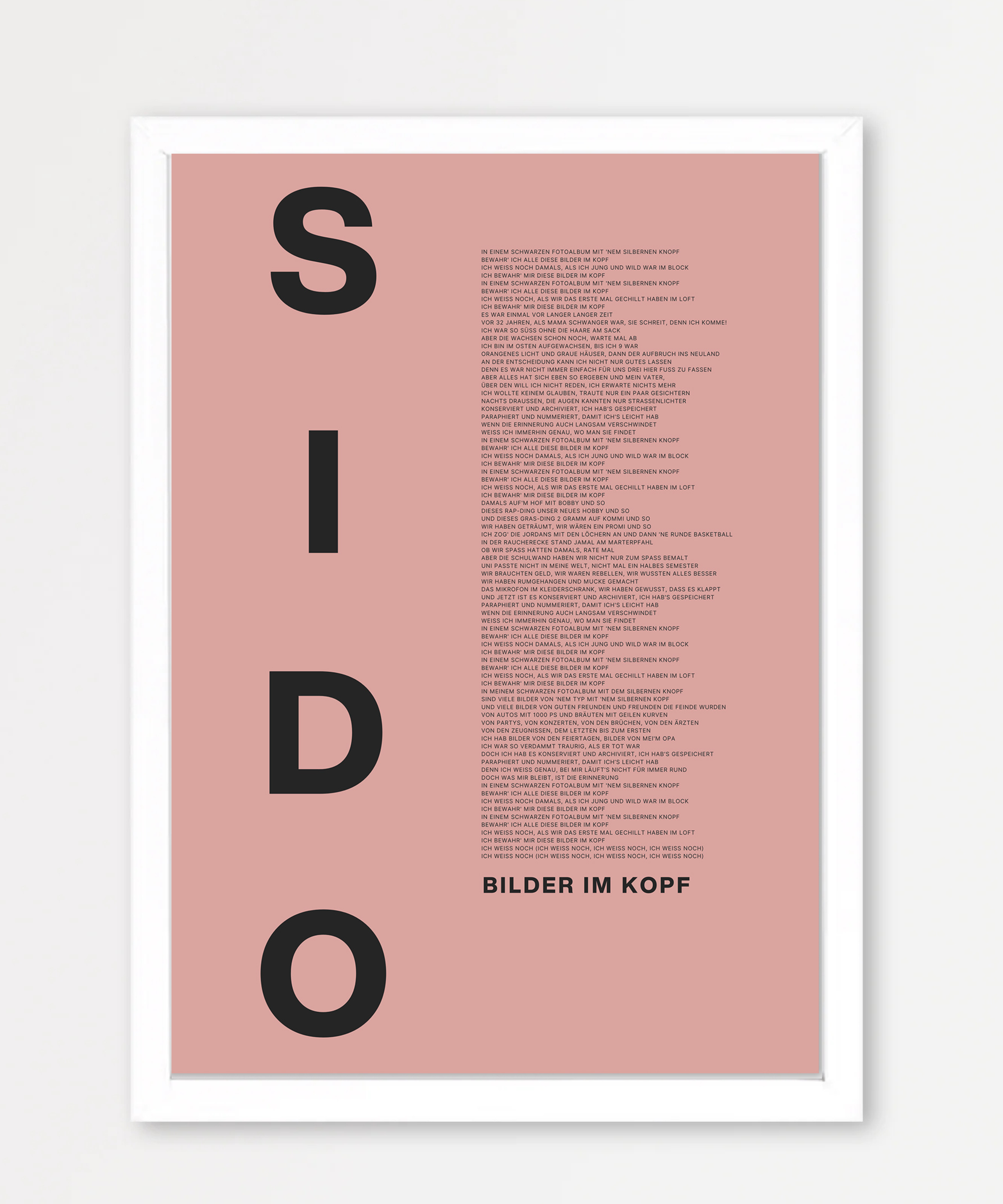 Songtext Poster 2