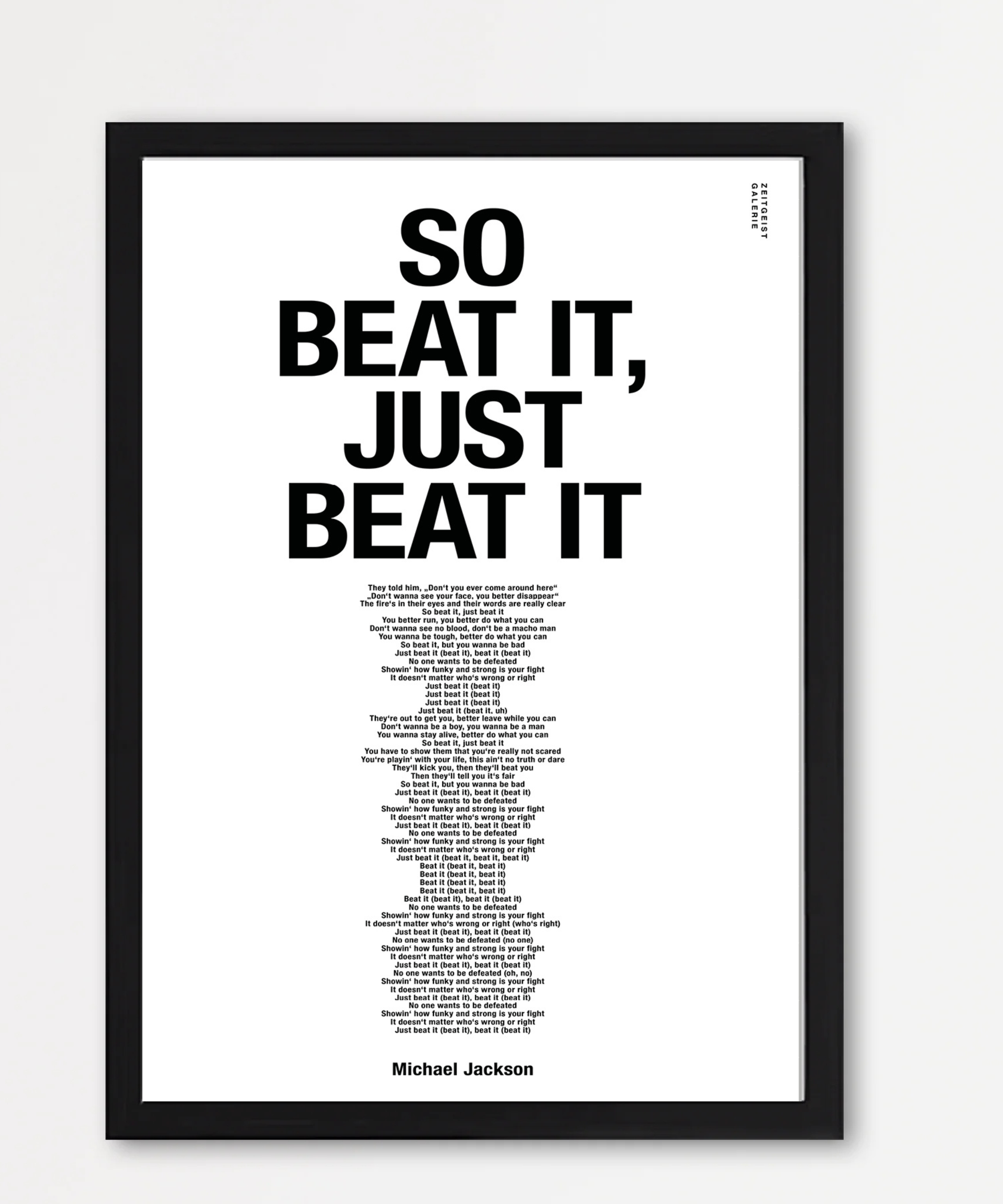 Songtext mit Zitat Poster 10