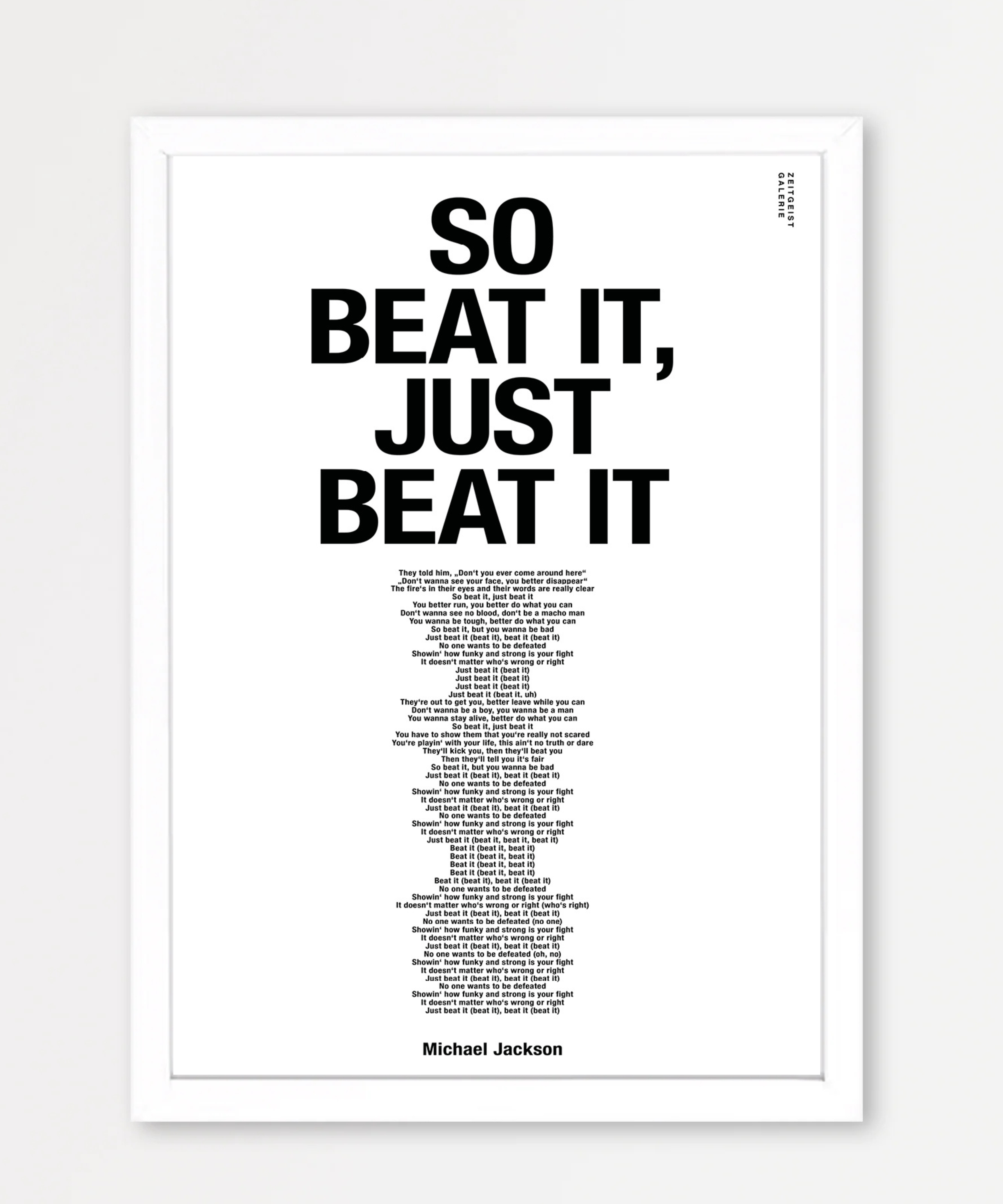 Songtext mit Zitat Poster 10