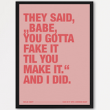 Lieblingssong Zitat Poster 2