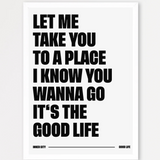 Lieblingssong Zitat Poster 2