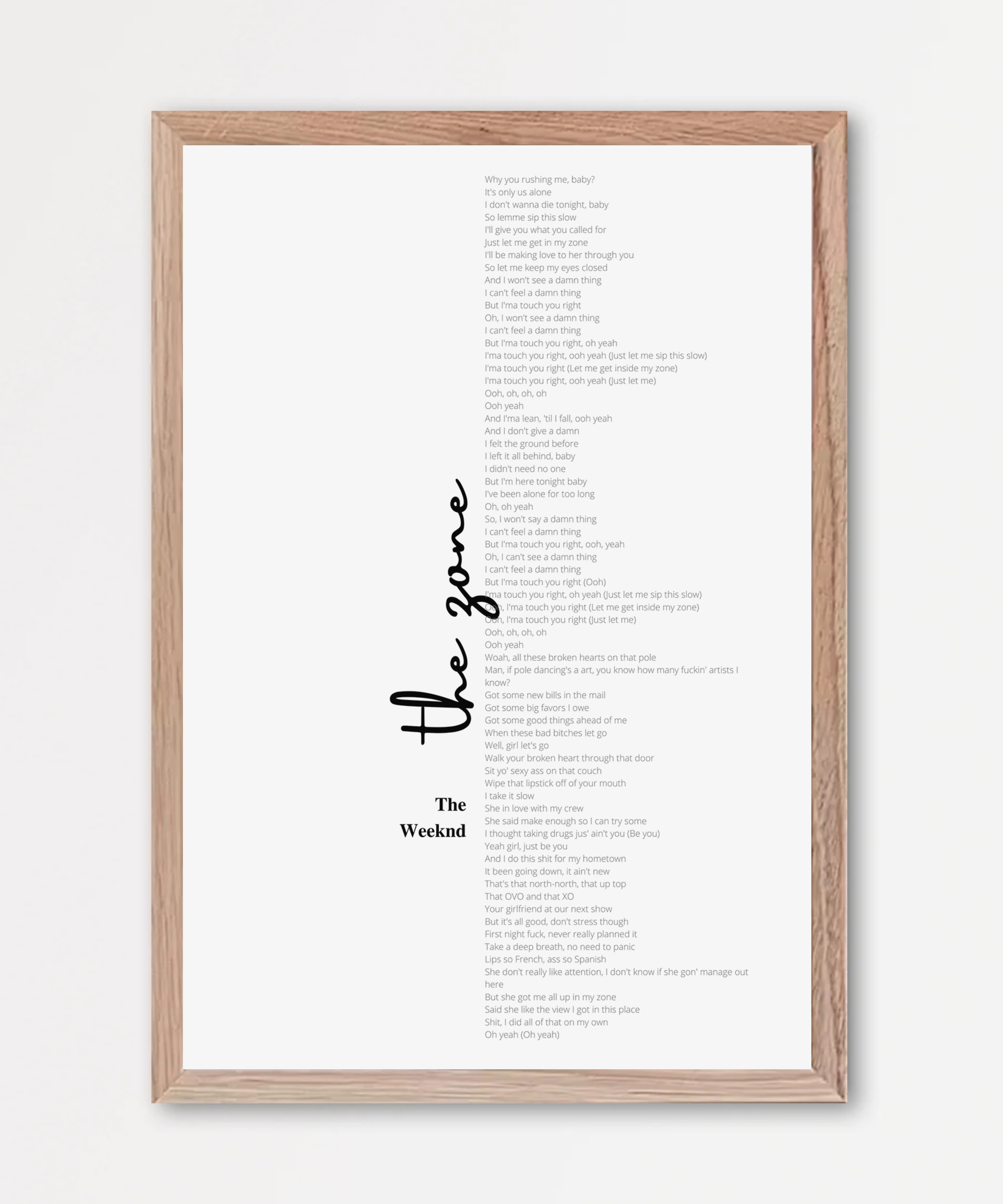 Songtext Poster 5