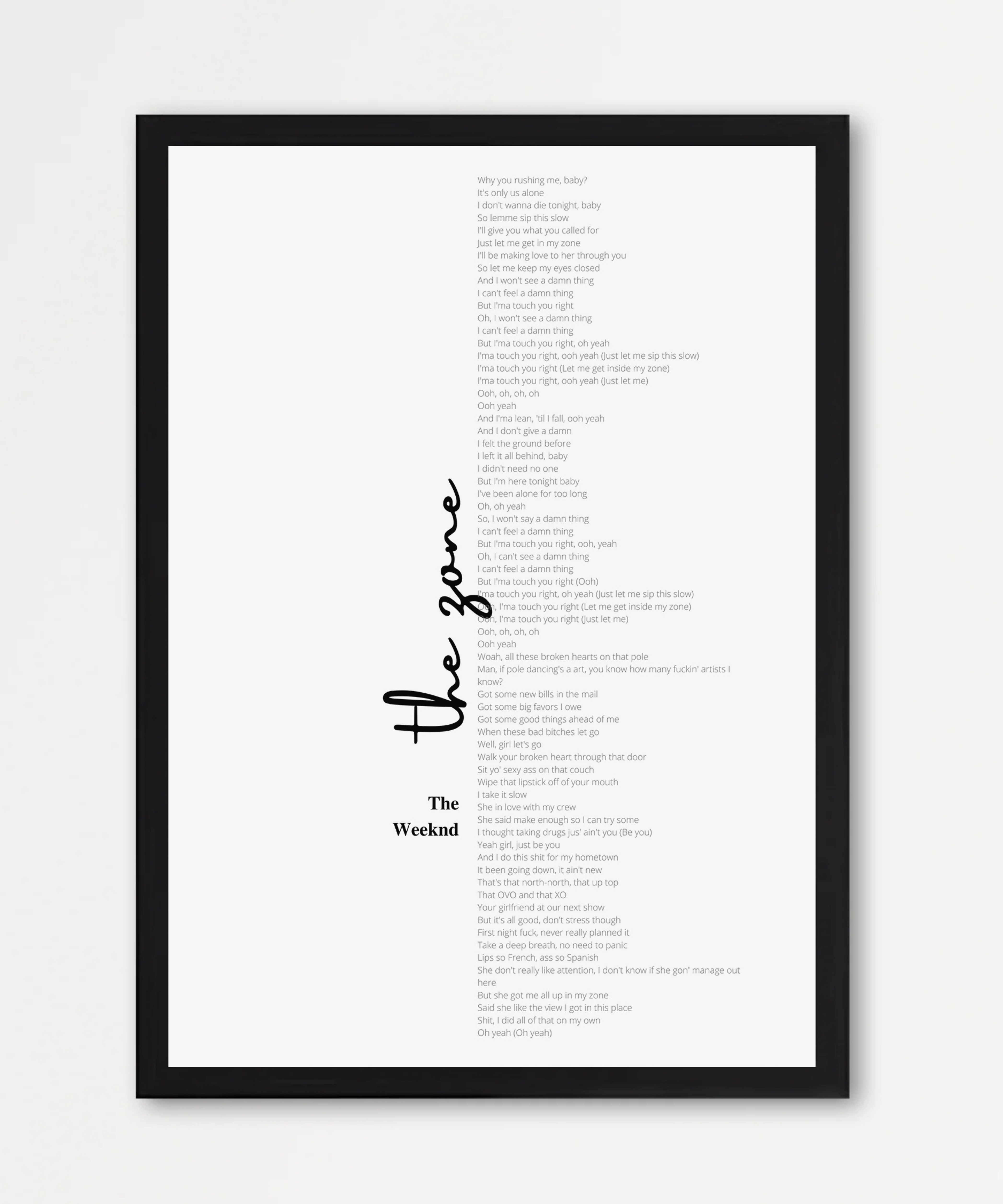 Songtext Poster 5