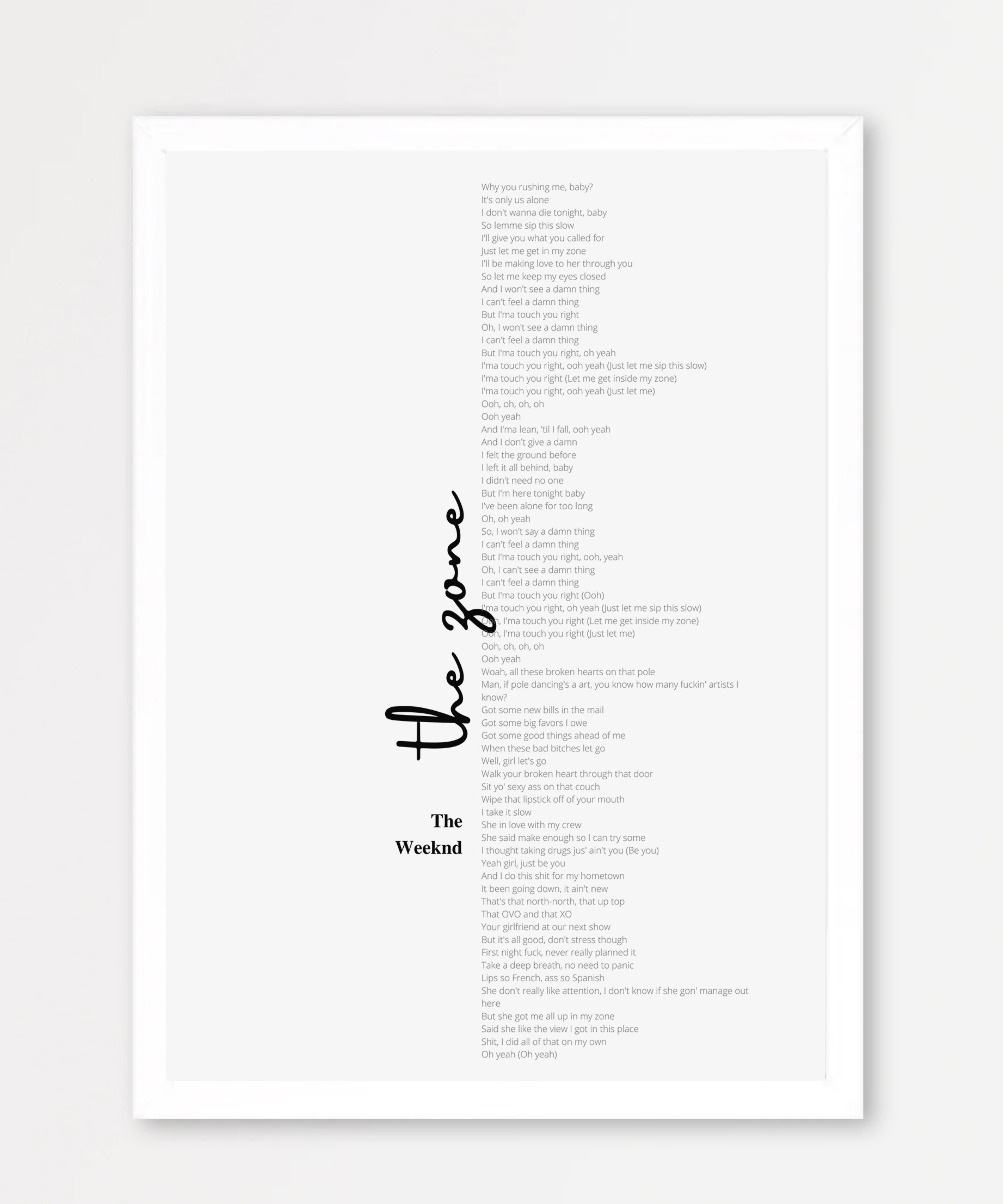 Songtext Poster 5