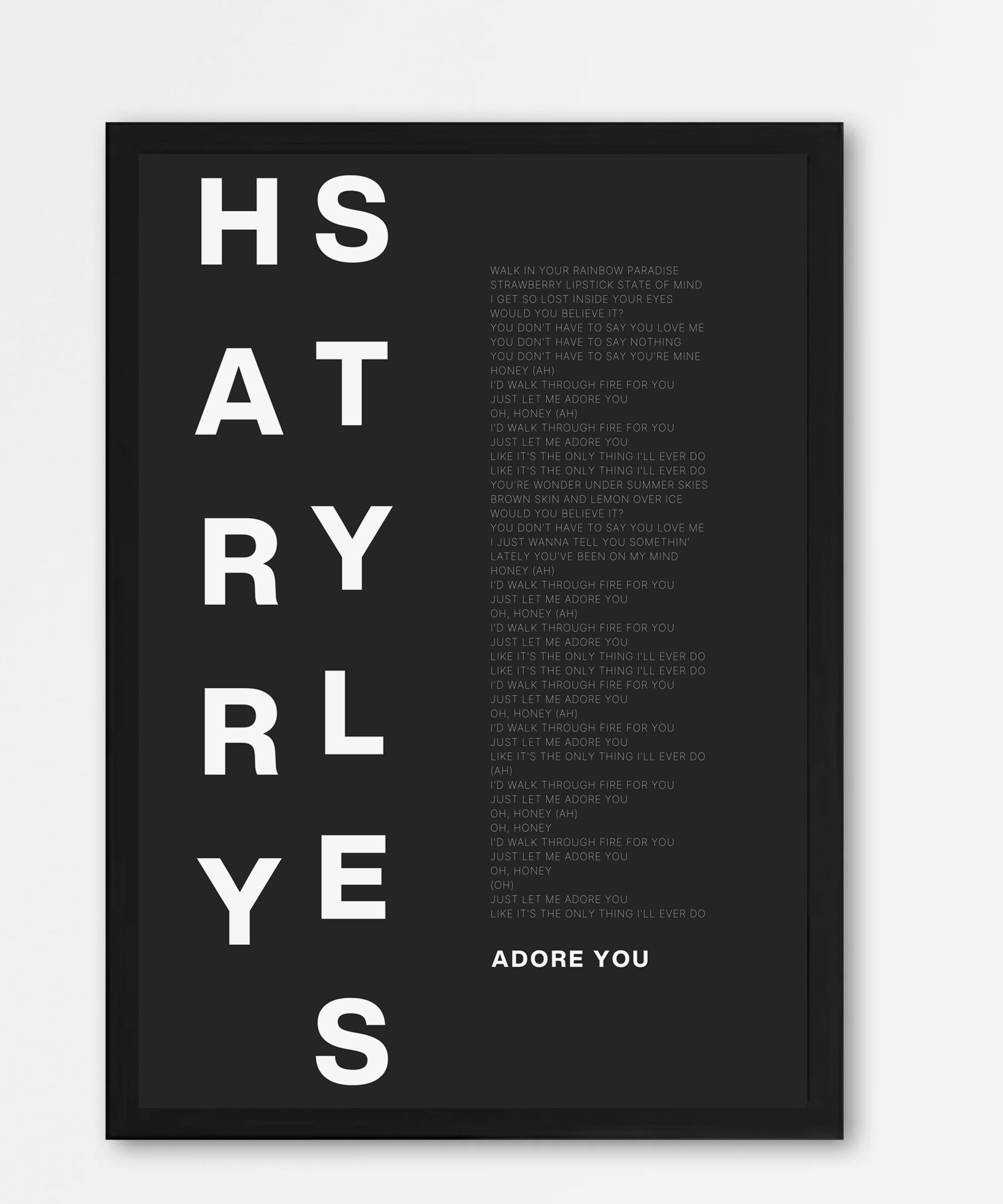 Songtext Poster 2
