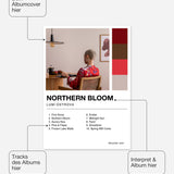 Personalisiertes Album-Poster mit Cover und Trackliste, Design 2 – Cover, Interpret, Albumtitel und Trackliste frei wählbar