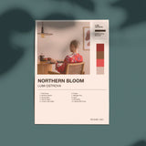 Personalisiertes Album-Poster mit Cover und Trackliste, Design 2 – Raumansicht