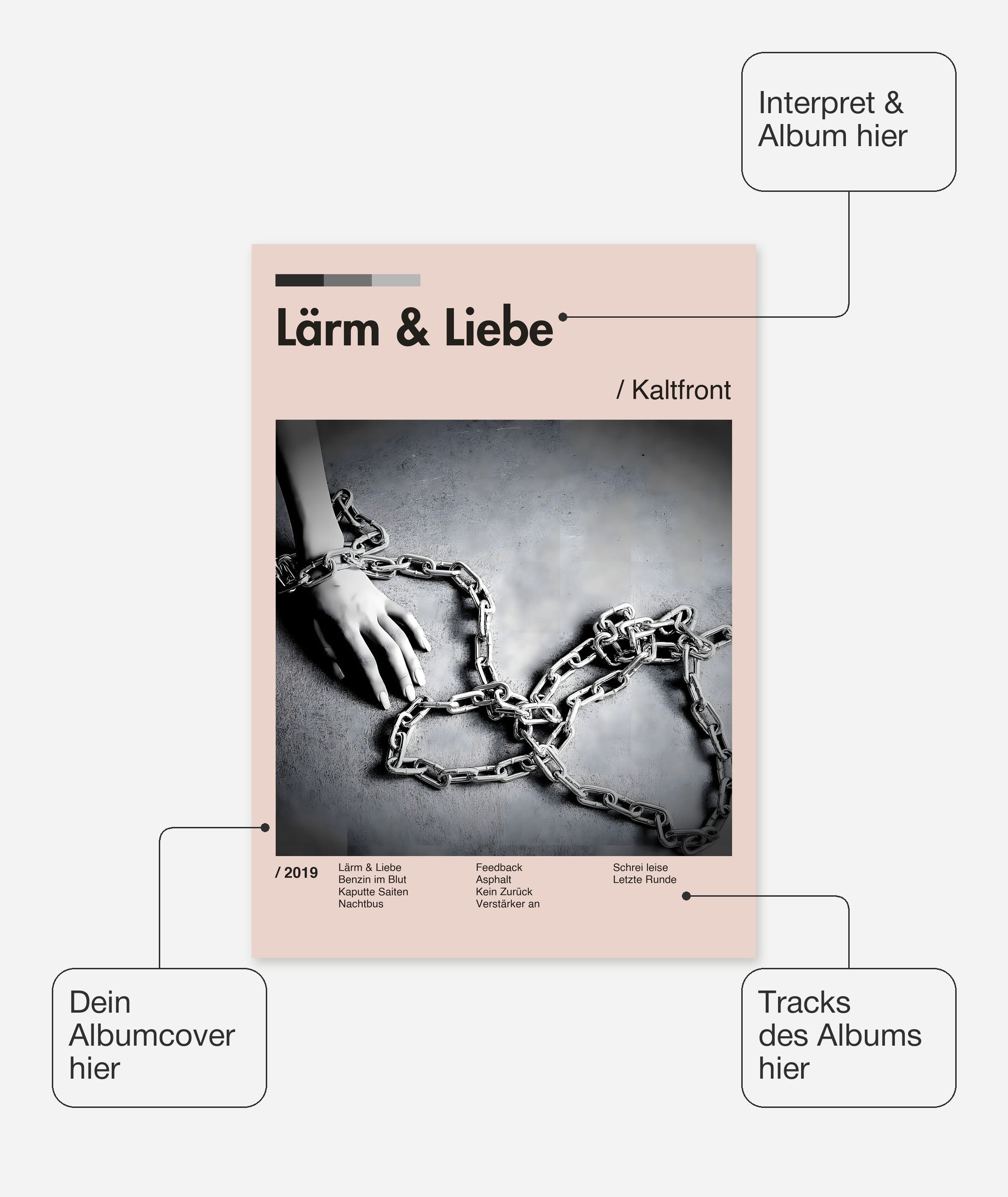 Album Poster 4 – Felder frei wählbar