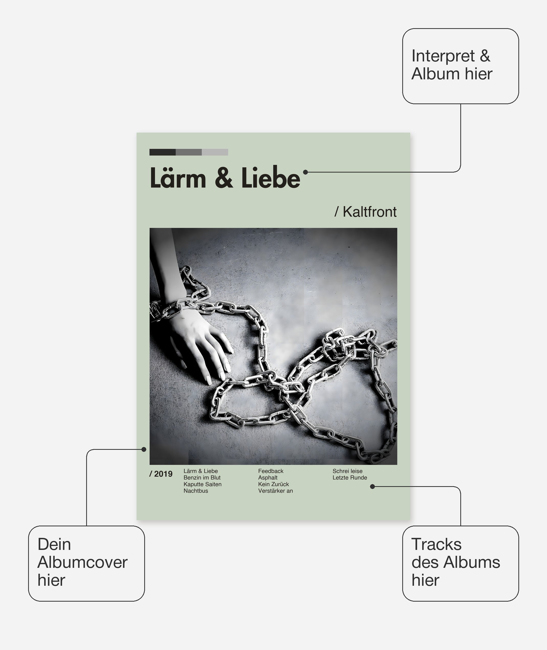Album Poster 4 – Felder frei wählbar