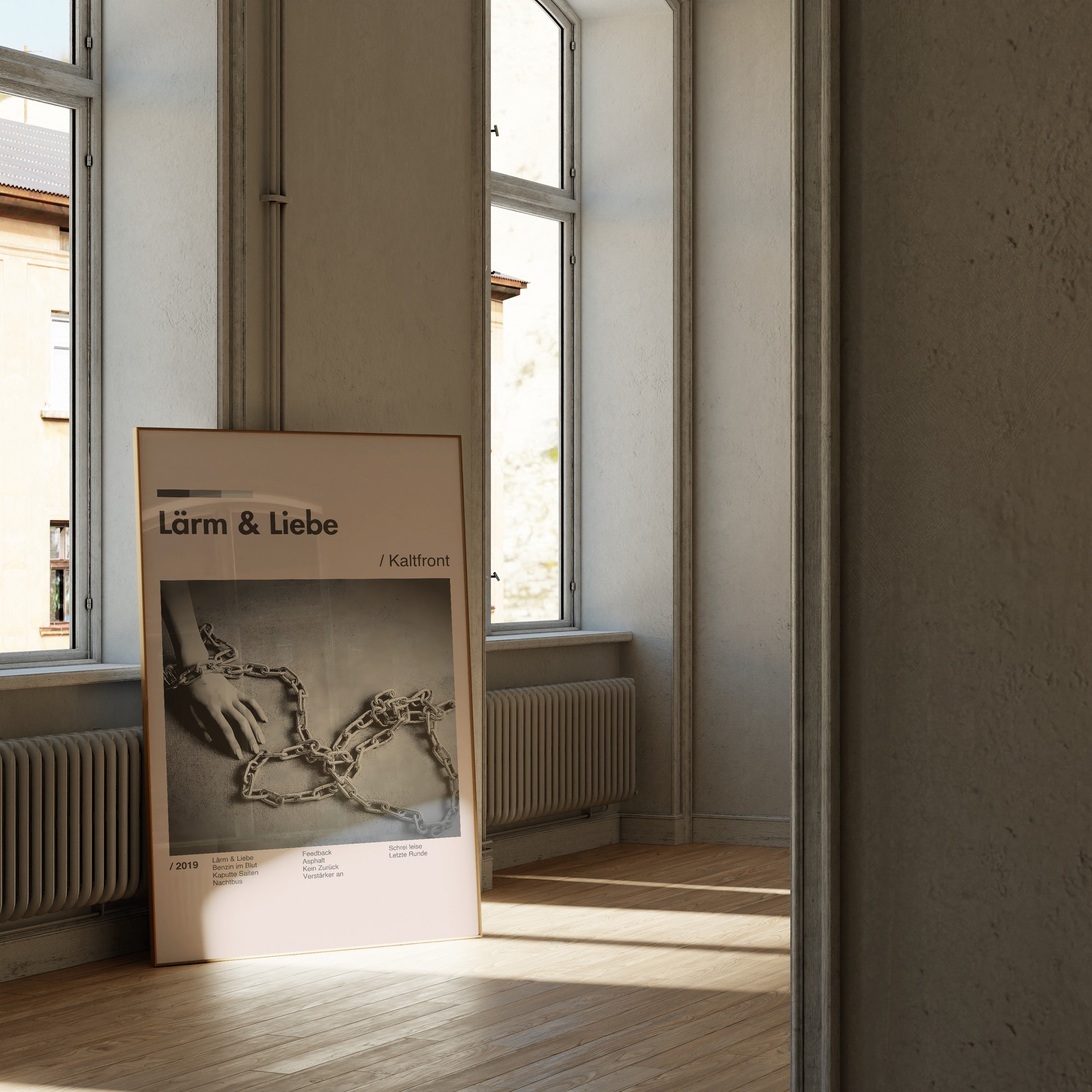 Album Poster 4 – an der Wand