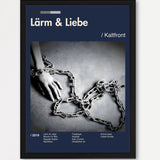 Album Poster 4 – Echtholzrahmen Schwarz