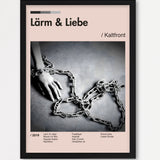 Album Poster 4 – Echtholzrahmen Schwarz