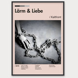 Album Poster 4 – Aluminiumrahmen Schwarz