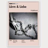 Album Poster 4 – Aluminiumrahmen Weiß
