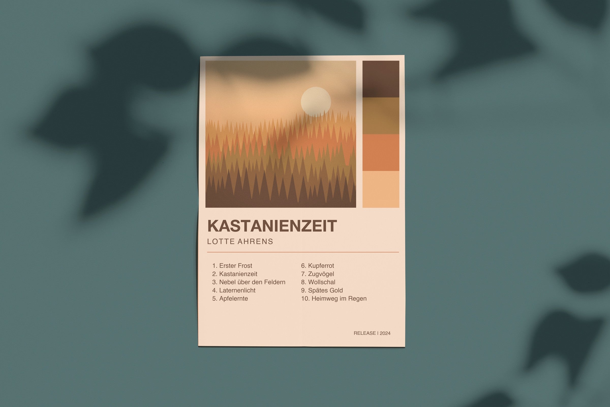 Herbst Album Poster 1 – im Wohnzimmer