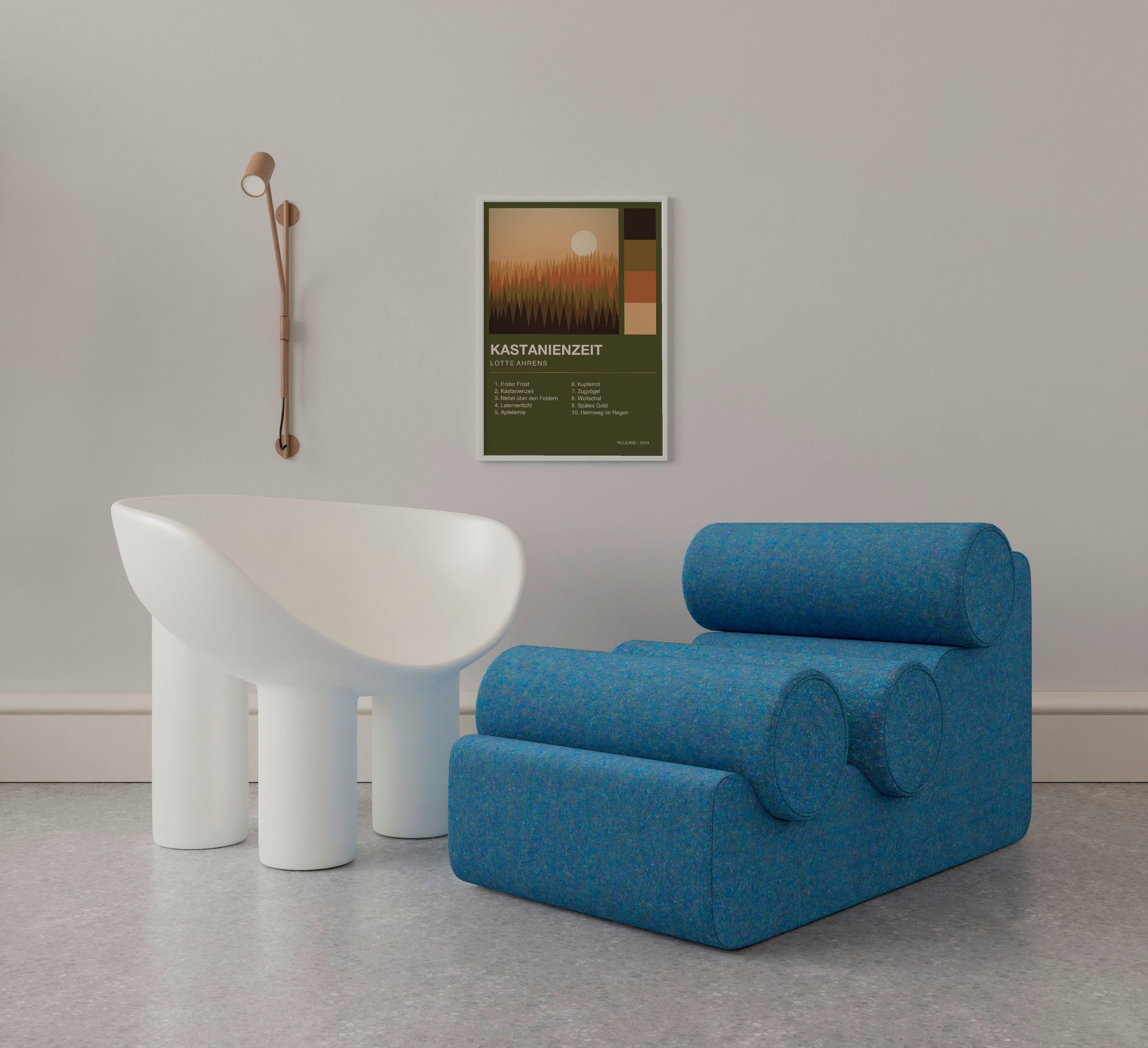 Herbst Album Poster 1 – im Wohnzimmer