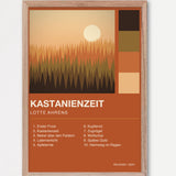 Herbst Album Poster 1 – Echtholzrahmen Natur