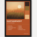 Herbst Album Poster 1 – Echtholzrahmen Schwarz