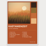 Herbst Album Poster 1 – Aluminiumrahmen Weiß