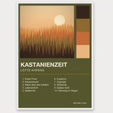 Herbst Album Poster 1 – Aluminiumrahmen Weiß
