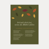 Herbst Blätter Poster 1