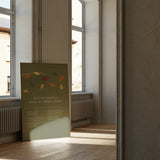 Herbst Blätter Poster 1 – im Wohnzimmer