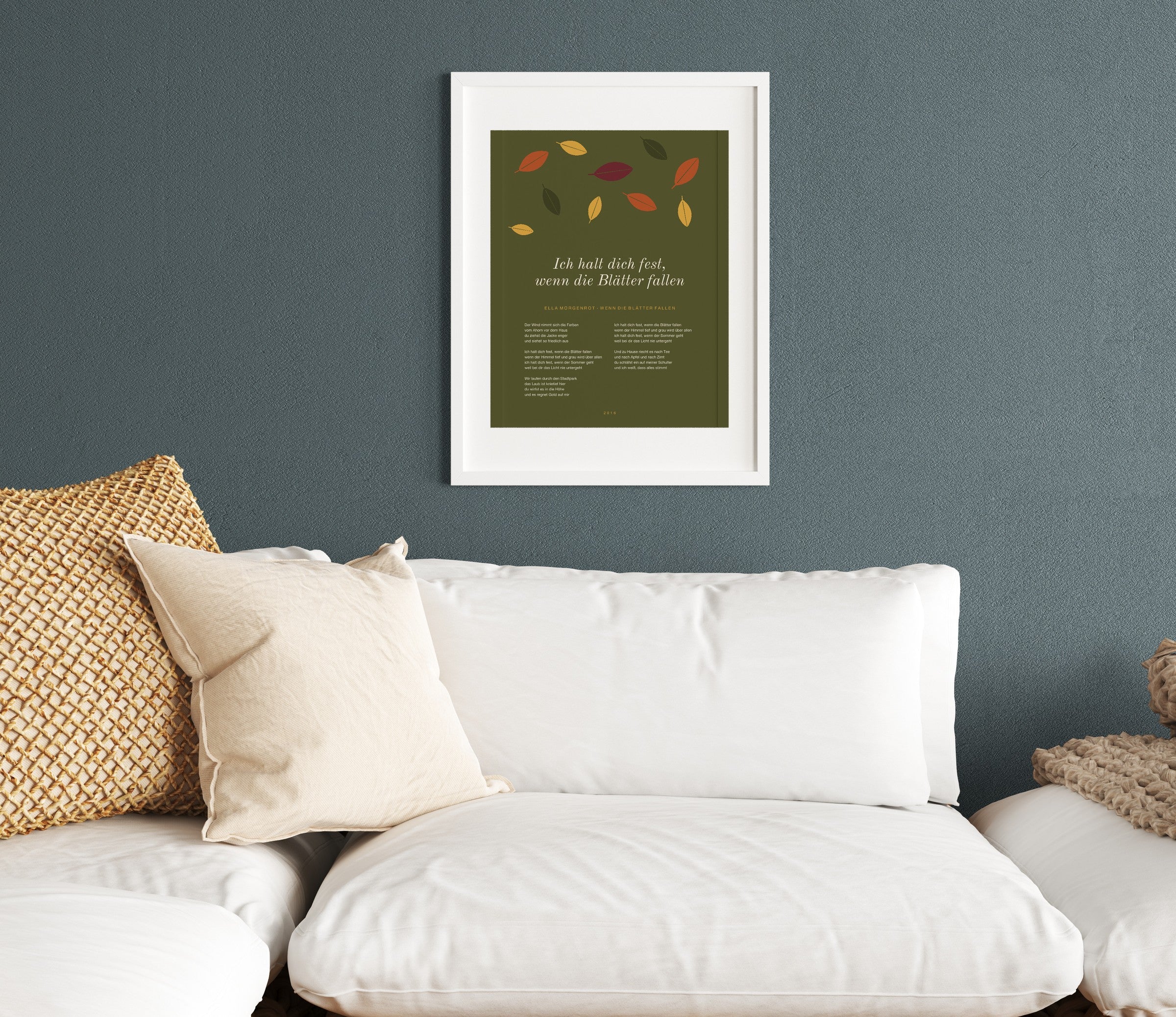 Herbst Blätter Poster 1 – an der Wand