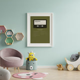 Herbst Kassette Poster 1 – im Wohnzimmer