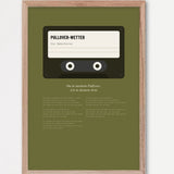 Herbst Kassette Poster 1 – Echtholzrahmen Natur