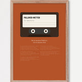 Herbst Kassette Poster 1 – Echtholzrahmen Natur