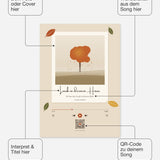Herbst Polaroid Player Poster 1 – Felder frei wählbar