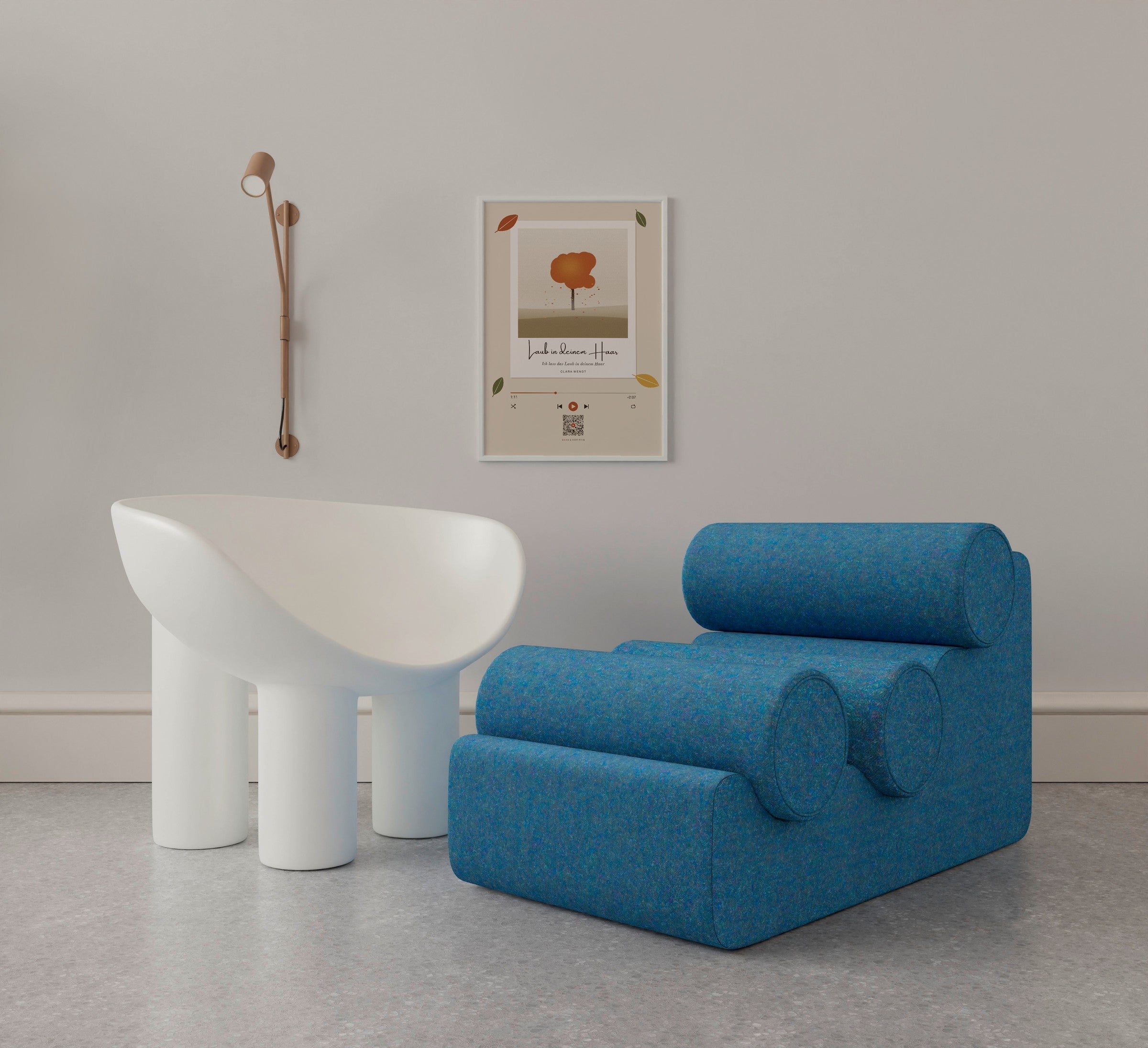 Herbst Polaroid Player Poster 1 – im Wohnzimmer