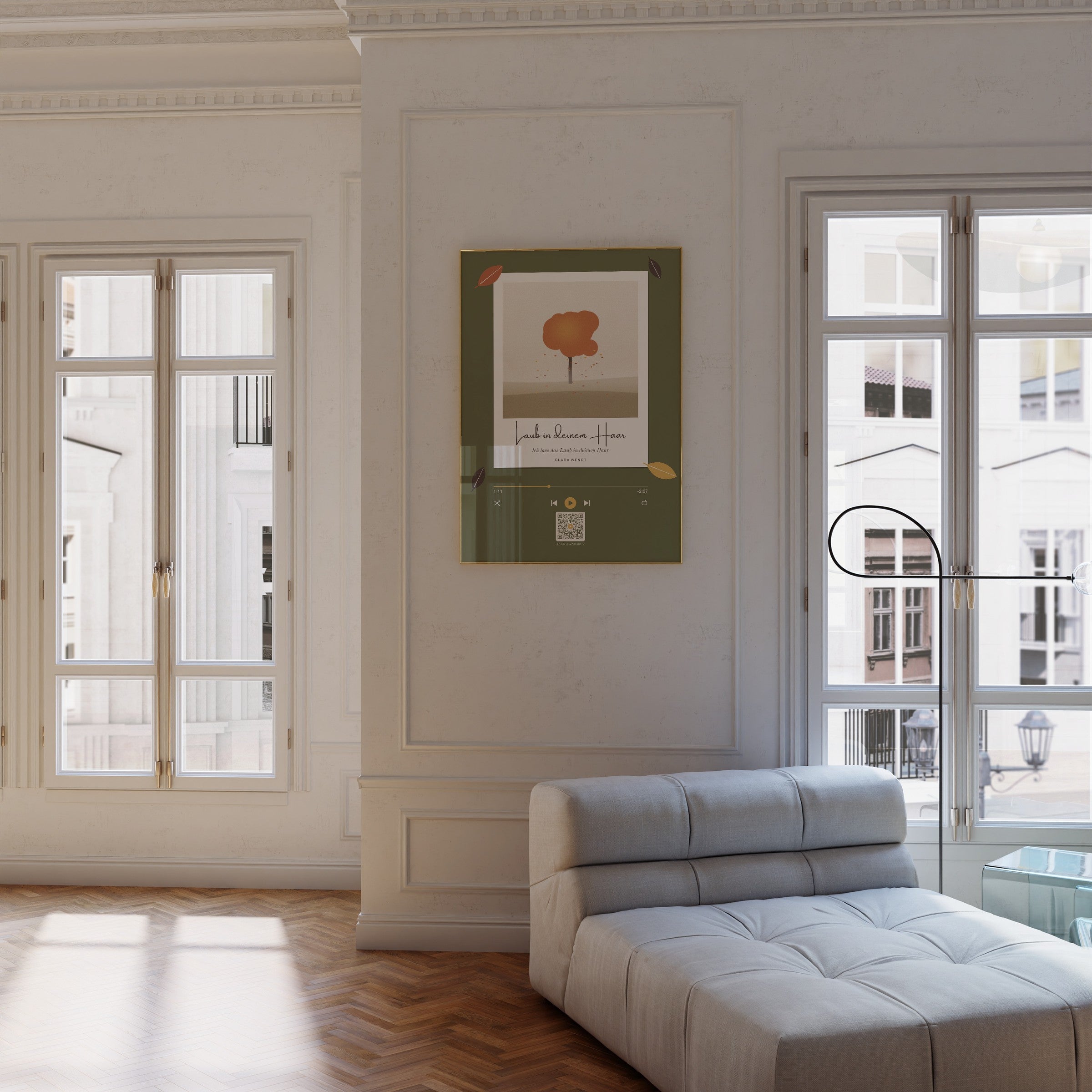 Herbst Polaroid Player Poster 1 – im Wohnzimmer