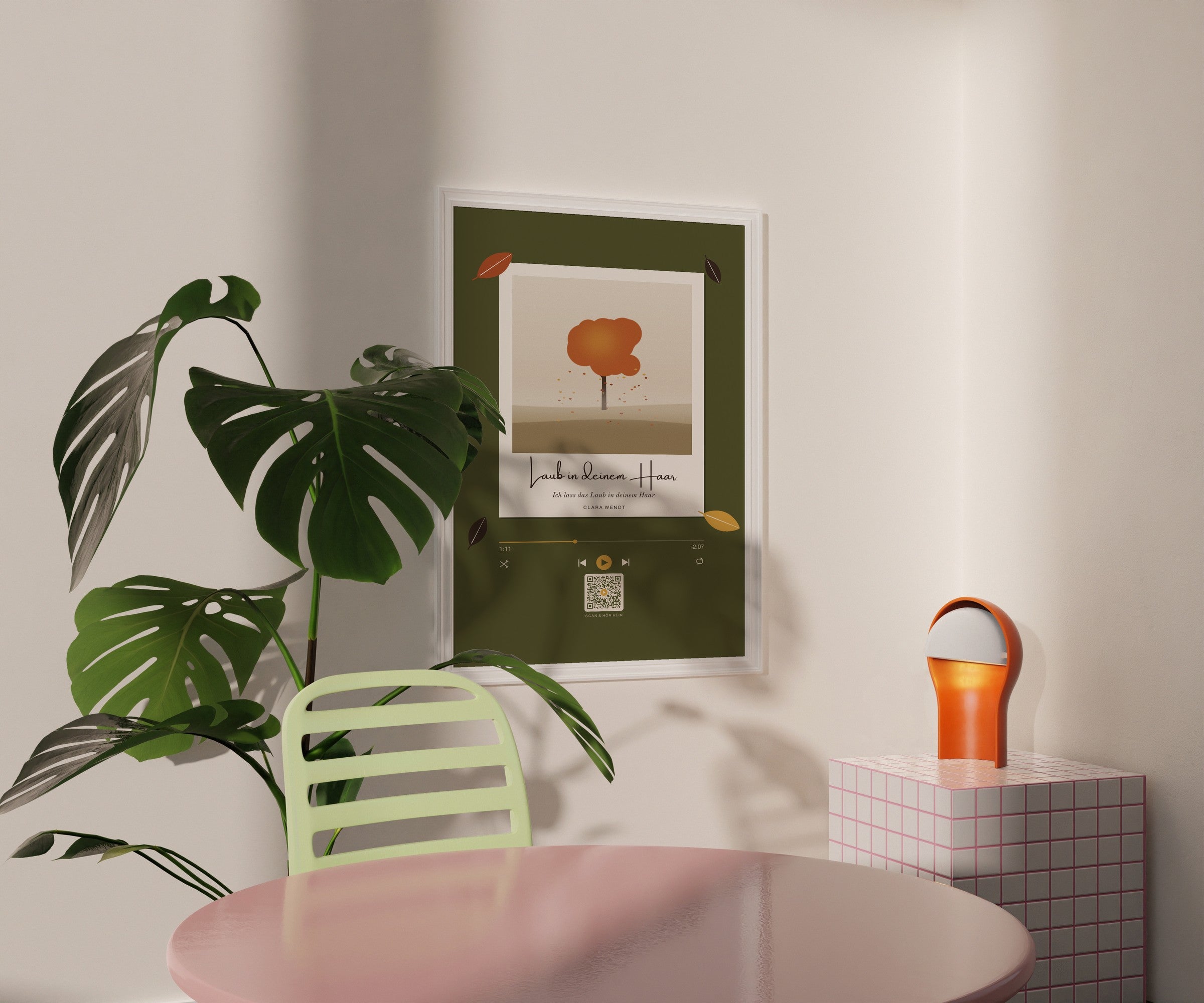 Herbst Polaroid Player Poster 1 – an der Wand