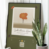 Herbst Polaroid Player Poster 1 – Raumansicht
