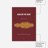 Herbst Soundwave Poster 1 – Felder frei wählbar