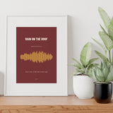 Herbst Soundwave Poster 1 – im Wohnzimmer