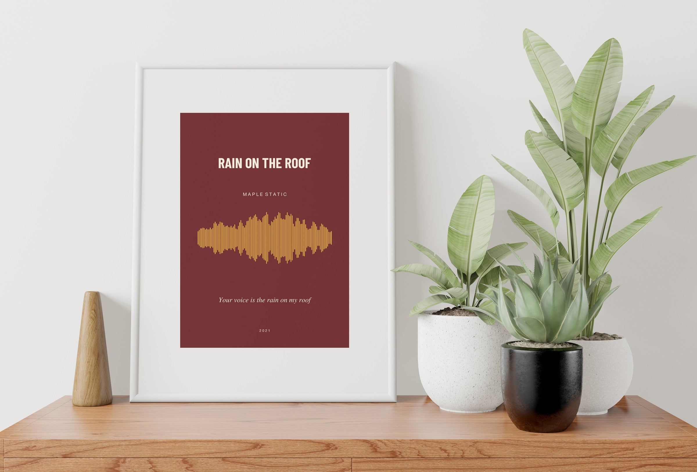Herbst Soundwave Poster 1 – im Wohnzimmer
