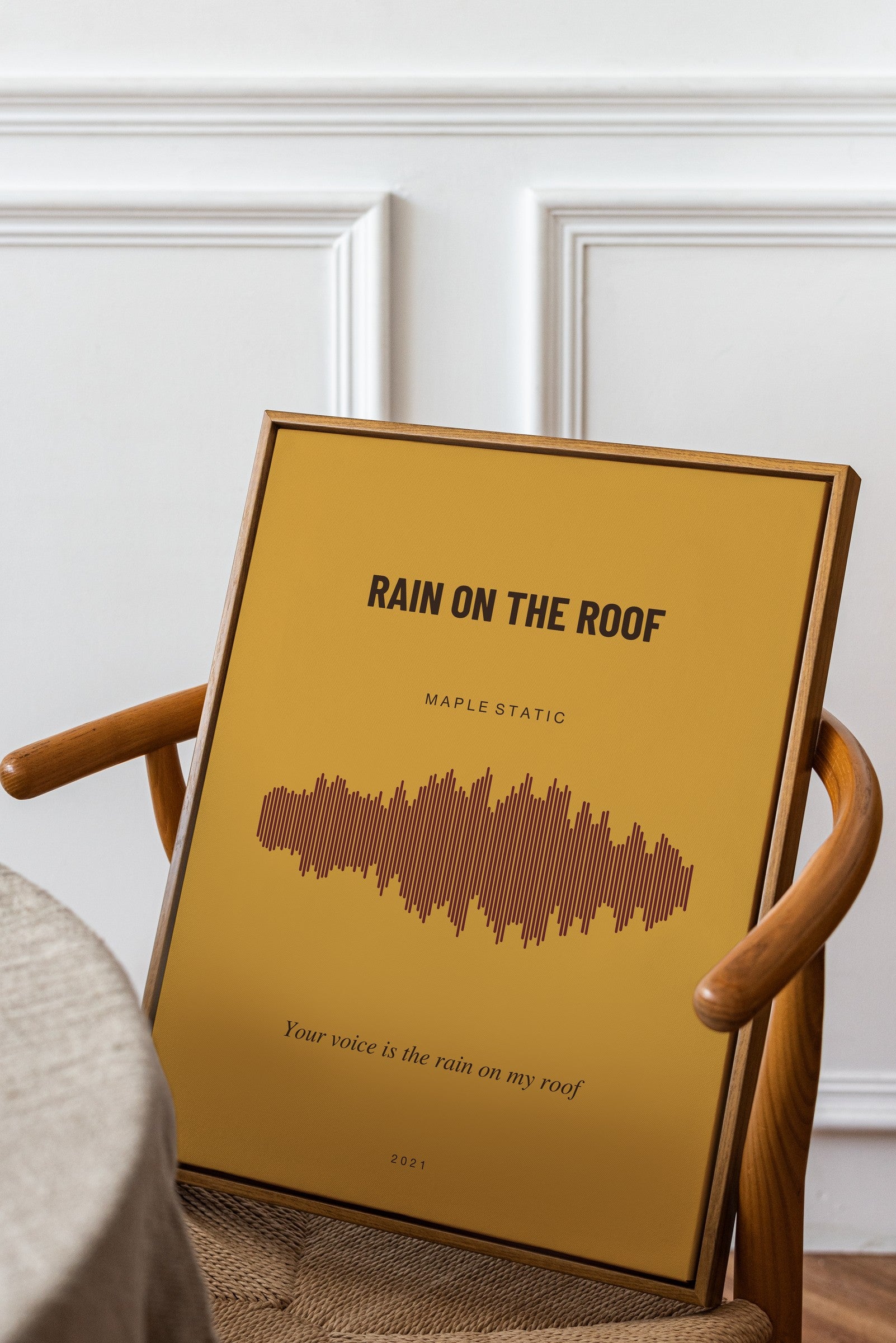 Herbst Soundwave Poster 1 – im Wohnzimmer