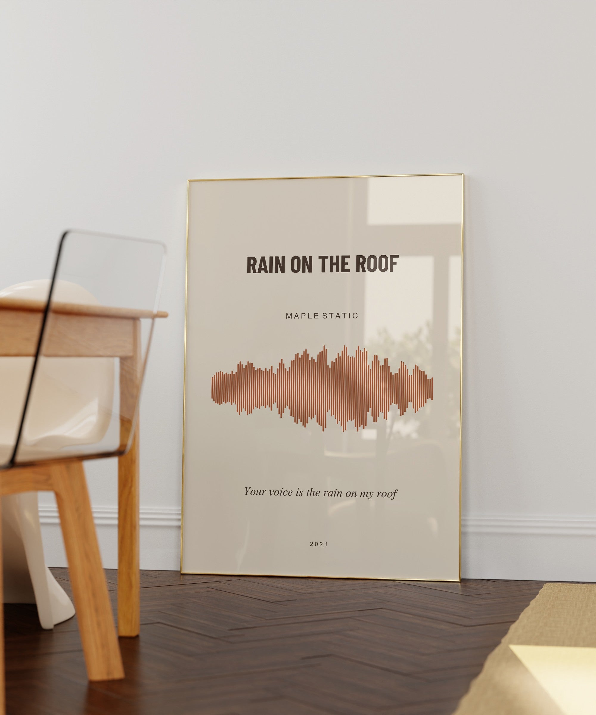 Herbst Soundwave Poster 1 – an der Wand