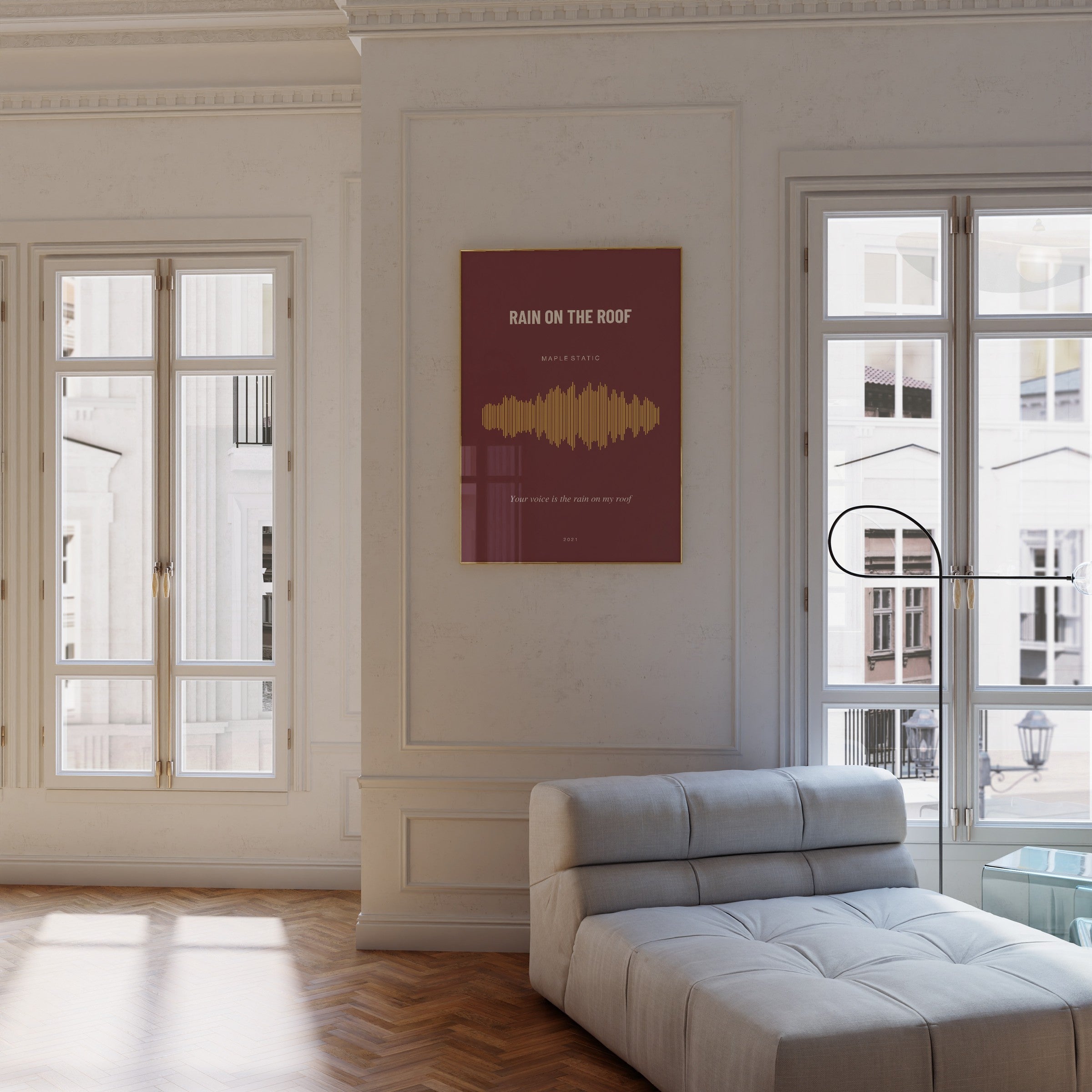 Herbst Soundwave Poster 1 – an der Wand