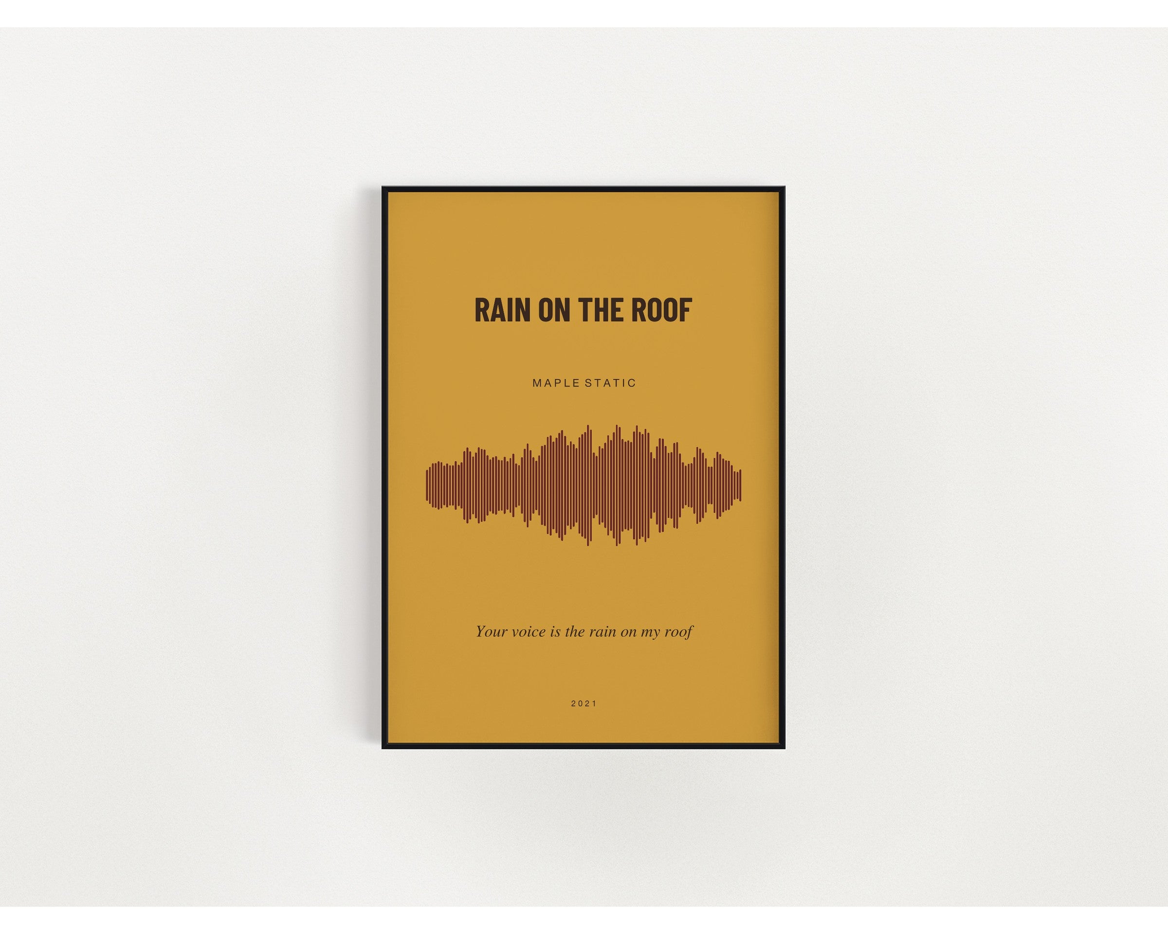 Herbst Soundwave Poster 1 – an der Wand