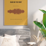 Herbst Soundwave Poster 1 – Raumansicht