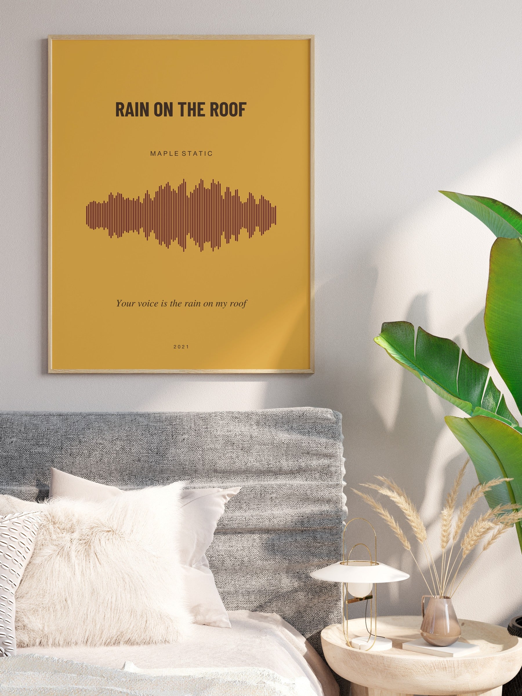 Herbst Soundwave Poster 1 – Raumansicht
