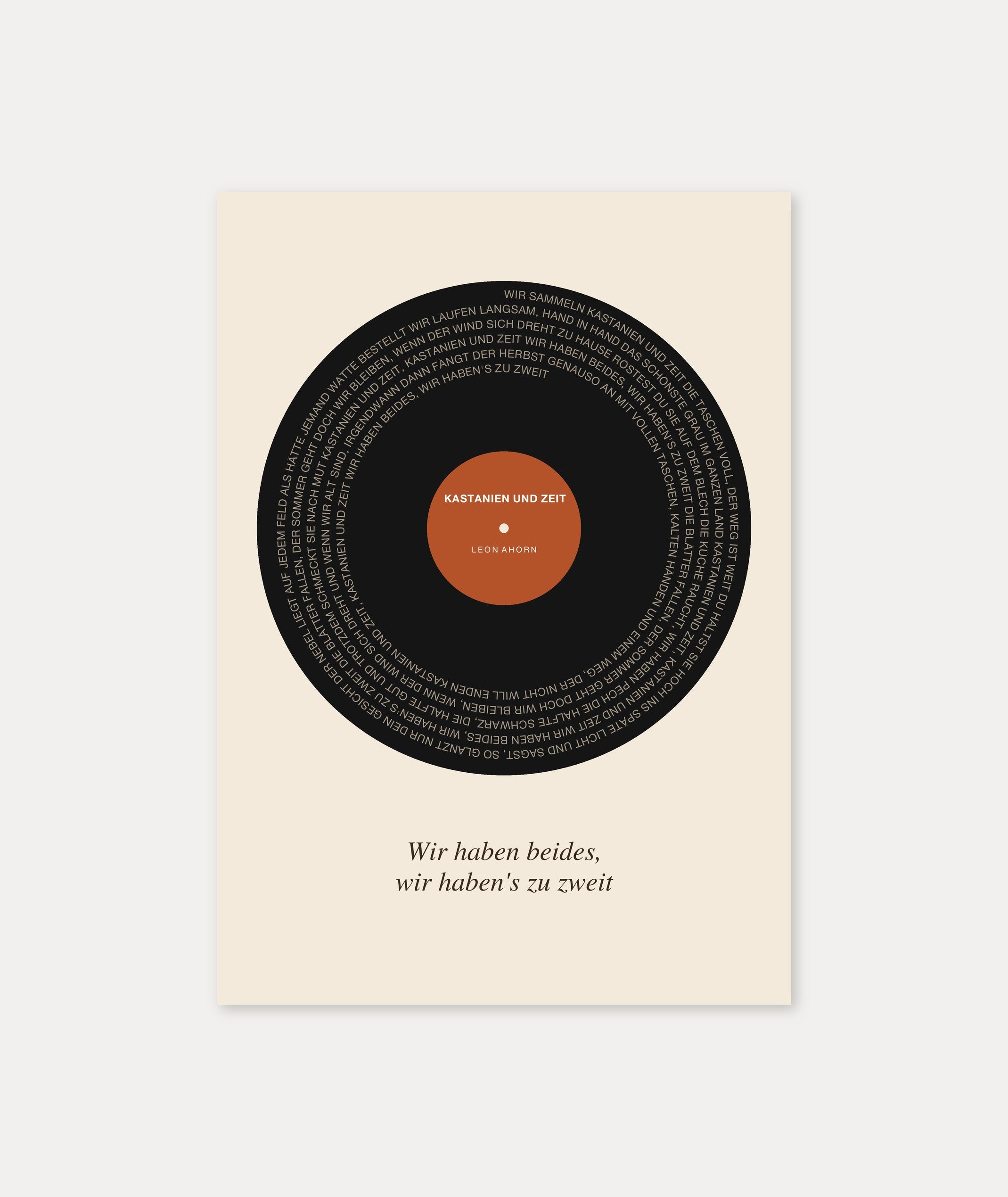 Herbst Vinyl Poster 1
